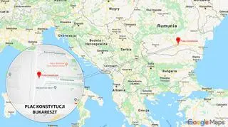 Do wydarzeń doszło na Placu Konstytucji w Bukareszcie