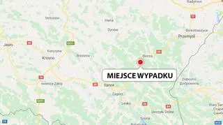 Do wypadku autokaru doszło w Leszczowie Dolnej