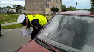 Do wypadku doszło koło podwórka, gdzie bawiły się dzieci