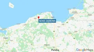 Do wypadku doszło na DK6 w pobliżu miejscowości Nowa Dąbrowa (Pomorskie)