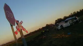 Do wypadku doszło na niestrzeżonym przejeździe kolejowym