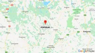 Do wypadku doszło na wysokości wsi Popiołki w województwie podlaskim 