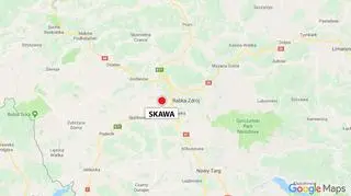 Do wypadku doszło po północy w miejscowości Skawa koło Rabki-Zdroju