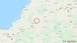 Do wypadku doszło po zjeździe z DK 6