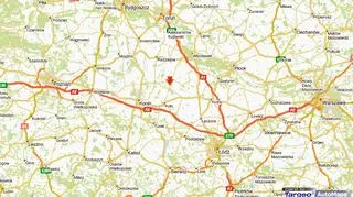 Do wypadku doszło w miejscowości Brdów w województwie wielkopolskim