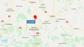 Do wypadku doszło w miejscowości Szczury nieopodal Ostrowa Wielkopolskiego