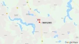 Do wypadku doszło w pobliżu miejscowości Waplewo 