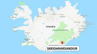 Do wypadku doszło w rejonie Skeidararsandur