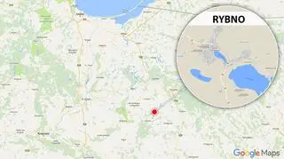 Do wypadku doszło w Rybnie w województwie warmińsko-mazurskim