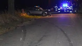 Do wypadku dosżło w sobotę w nocy 