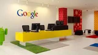 Do wystroju siedziby firmy wykorzystano kolory Google – niebieski, żółty, czerwony i zielony