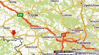 Do zatrzymania mężczyzny dosżło w Prudniku (woj. opolskie)