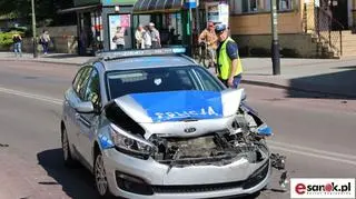 Do zdarzenia doszło na ulicy Kościuszki w Sanoku (Podkarpacie)