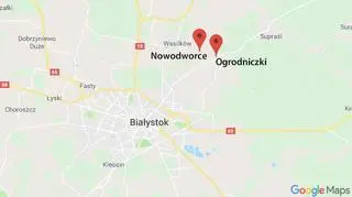 Do zdarzenia doszło w okolicy miejscowości Nowodworce i Ogrodniczki 