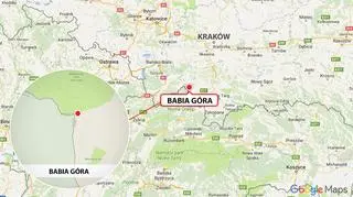 Do zdarzenia doszło w rejonie Babiej Góry