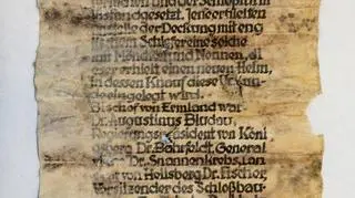 Dokument dot. remontu wieży