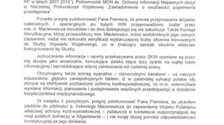 Dokument udostępniony na Twitterze przez szefa MSZ