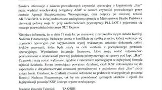 Dokument ujawniony przez prezesa Amber Gold 