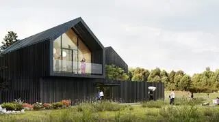 Dom ze "spalonych desek" 