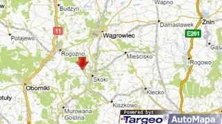 Domek letniskowy spłonął w Grzybowie, w powiecie wągrowieckim
