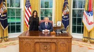 Donald Trump z Kim Kardashian w Białym Domu
