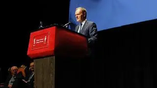 Donald Tusk wystąpił w Kolegium Europejskim w Brugii