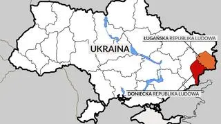 Doniecka Republika Ludowa i Ługańska Republika Ludowa na terytorium Ukrainy