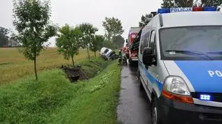 Droga była zablokowana przez 2,5 godziny