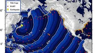 Droga przemieszczania się fali tsunami