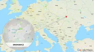 Drohobycz jest położony w obwodzie lwowskim na zachodzie Ukrainy  