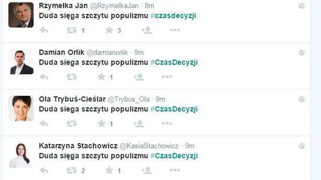 "Duda sięga szczytu populizmu"