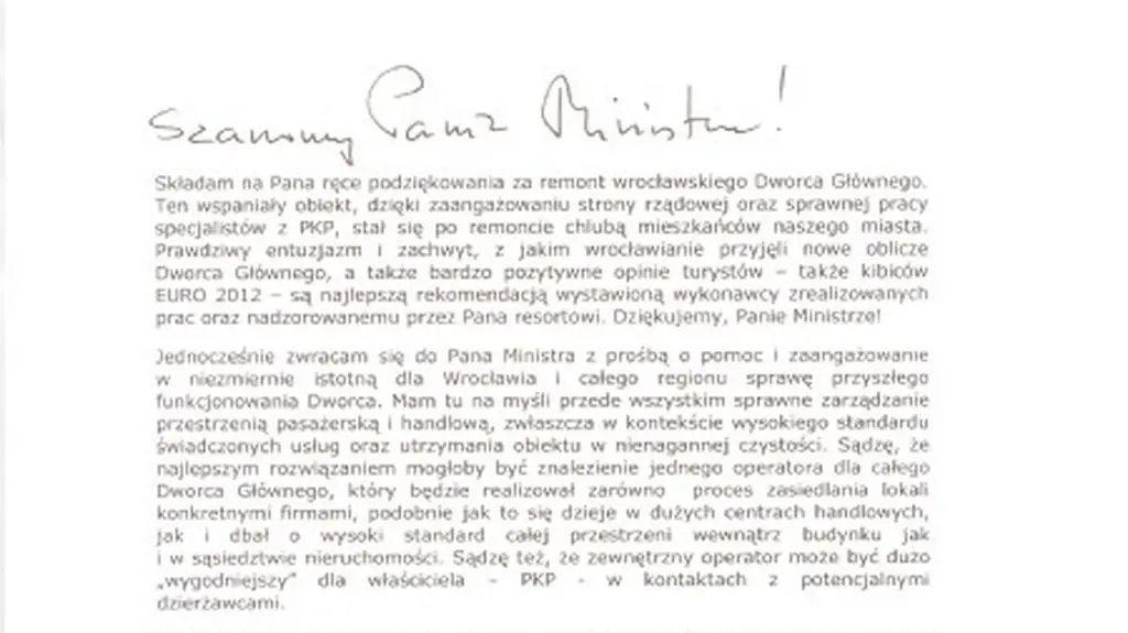 Dutkiewicz dziękuje Nowakowi