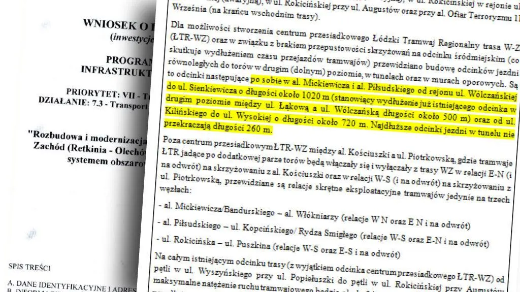 Dwa tunele, w tym jeden "widmo"