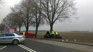 Dwie osoby zginęły w wypadku na drodze wojewódzkiej
