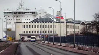 Dworzec Morski w Gdyni. Widok od ul. Polskiej