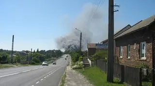 Dym było widać z daleka (internauta Kot)