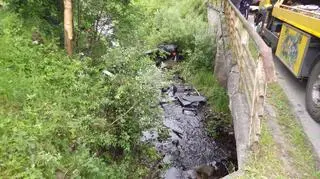 Działania służb trwały 2,5 godziny 