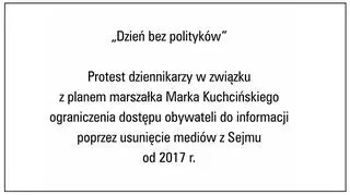 "Dzień bez polityków"