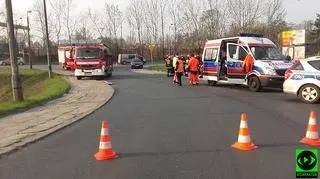 Dziewięć osób poszkodowanych