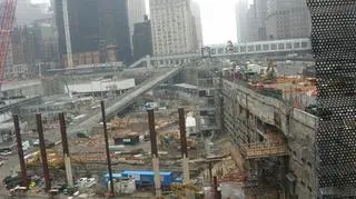 Dziś "strefa zero" to wielki plac budowy/ fot. Radosław Balcewicz