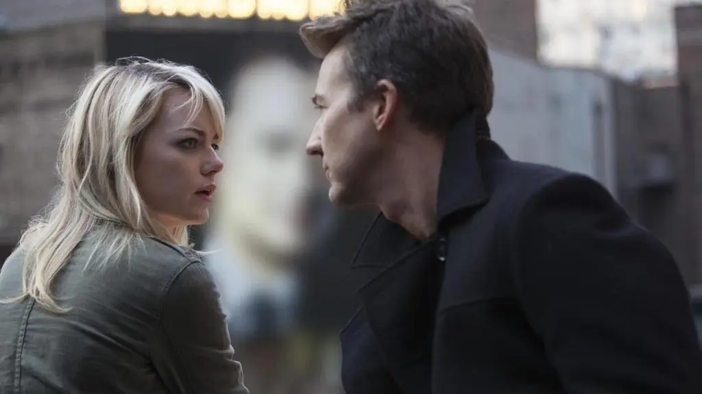 Edward Norton i Emma Stone