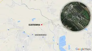 Elektrownia jest tuż przy granicy