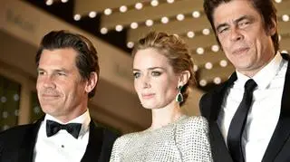 Emily Blunt, Benitto del Torro i  Josh Brolin po premierze ”Scario”