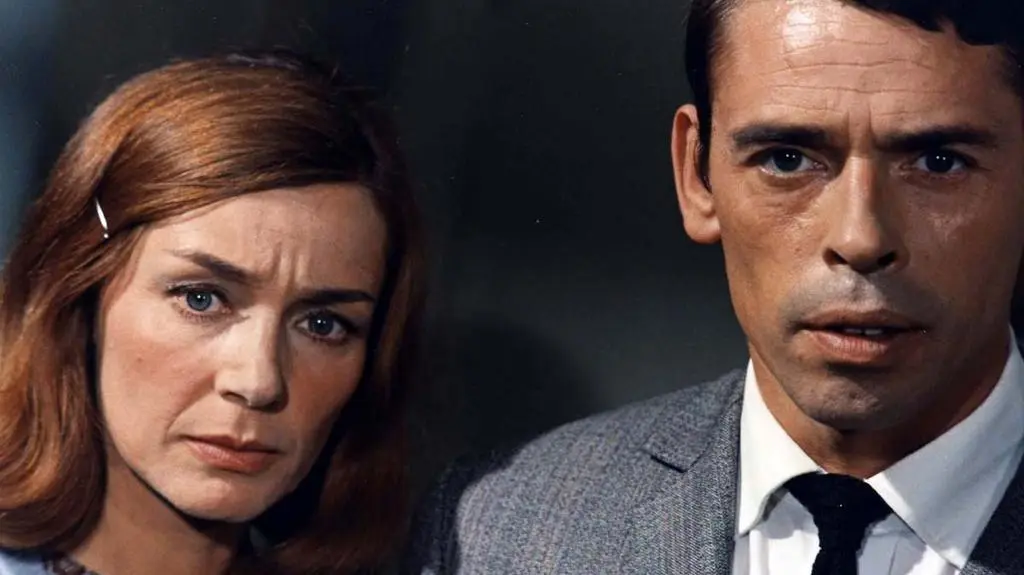 Emmanuelle Riva  i Jacques Brel w "Les Risques du métier" (1967 rok)