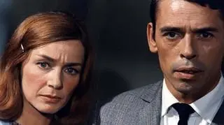 Emmanuelle Riva  i Jacques Brel w "Les Risques du métier" (1967 rok)