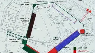 Etapy rozbudowy zamku 