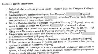 Faktura, która kancelaria Dubienieckiech wystawiła Krzysztofowi S./"Super Express"