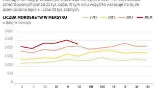 Fala przemocy w Meksyku (stan na połowę 2018 roku)