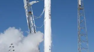 Falcon-9 firmy SpaceX. Na niej ma być oparta rakieta w projekcie Allena (Fot. Wikipedia)