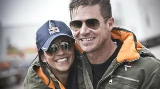 Felix Baumgartner z partnerką Nicole Oetl